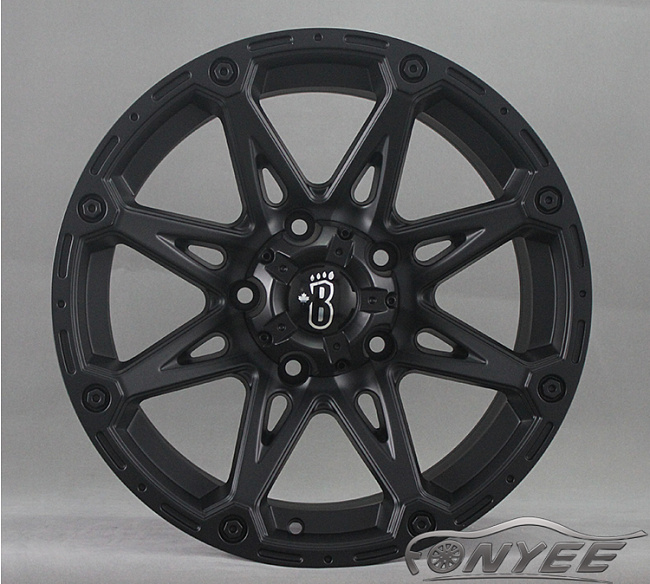 картинка Новые диски Formula R17 5x139,7 ET15 J8 черный мат магазин  StreetTuning 